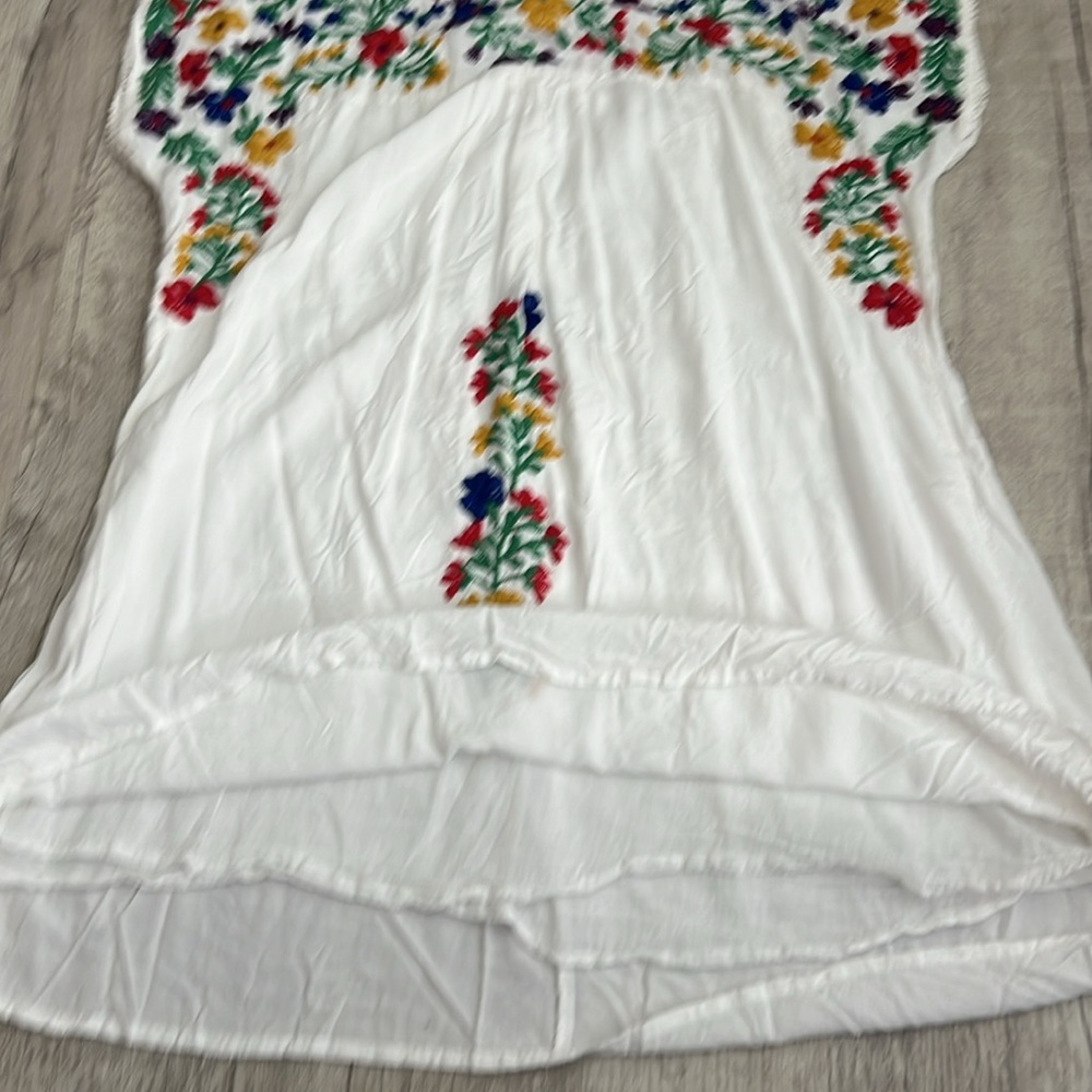 Shoreline White Embroidered Dress Sz XL - Picture 13 of 13